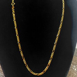 Cadena estilo figaro AU-750 LARGO 17"