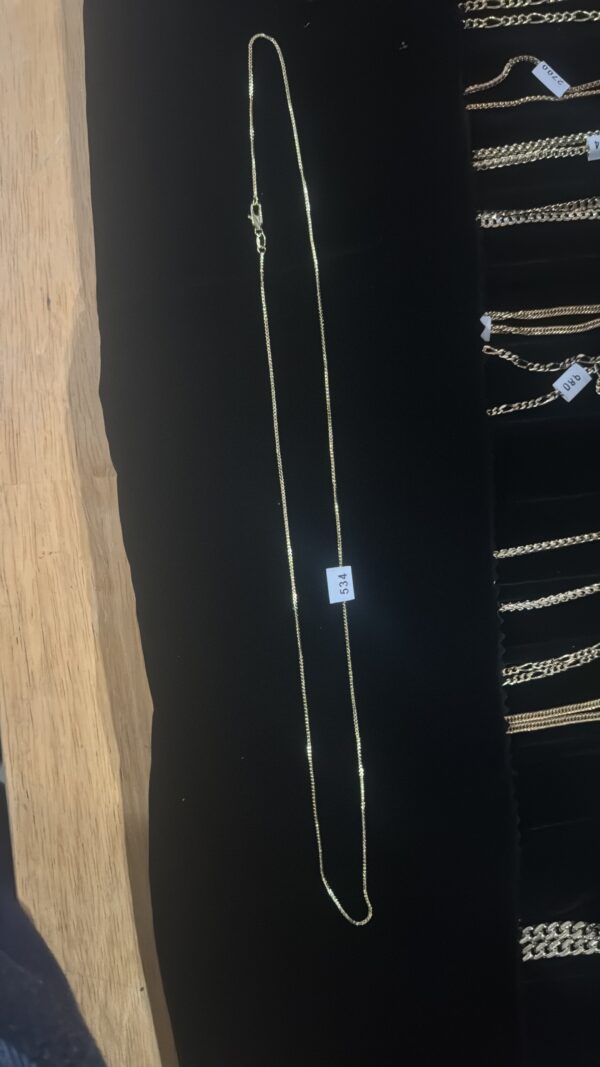 Cadena oro 14k 22”