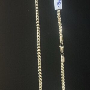Cadena sólida oro 18k 24”