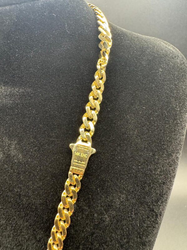 Cadena Monaco en Oro 14K — 20” - Imagen 4