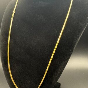 Cadena Solida Franco18K de 22"largo
