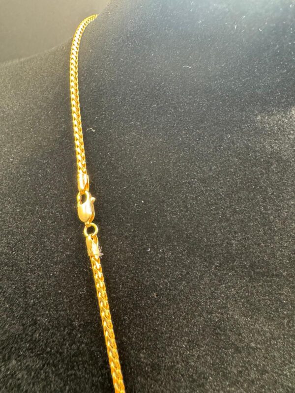 Cadena Solida Franco18K de 22"largo - Imagen 2