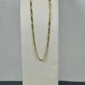 Cadena oro AU750- 18” (ligera) estilo figaro