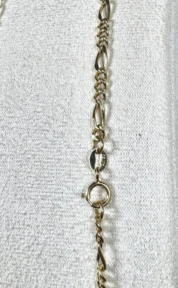 Cadena oro AU750- 18” (ligera) estilo figaro - Imagen 2