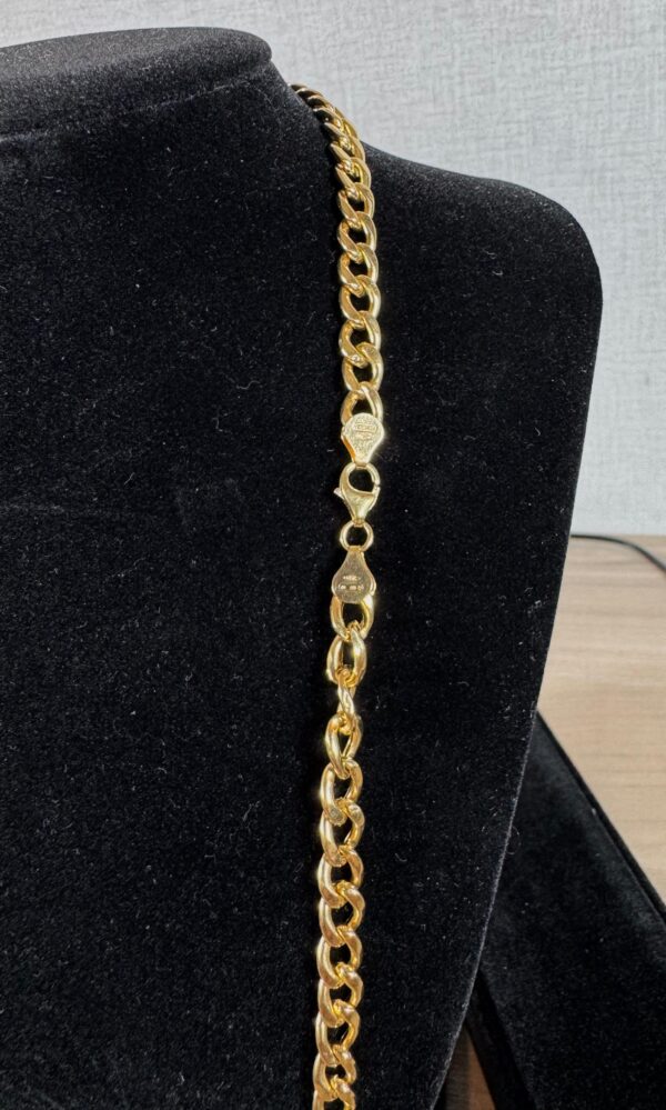 Cadena cubana oro 18 k Italiano - Imagen 2