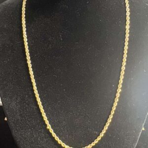 cadena estilo cuerda en ORO18k Italiano