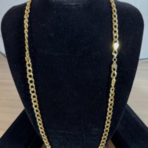 Cadena cubana oro 18 k Italiano