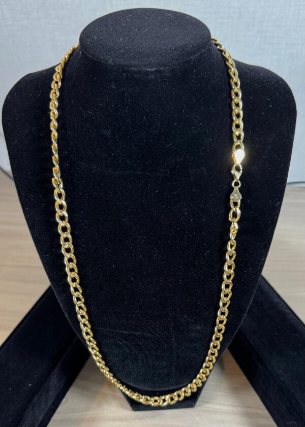 Cadena cubana oro 18 k Italiano