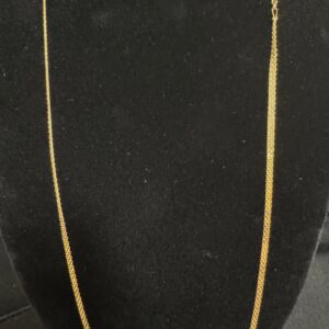 Cadena tejido chino oro AU750-18k genuino