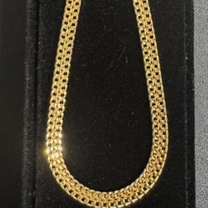 Brasalete tejido chino cierre cajon 18k Italiano