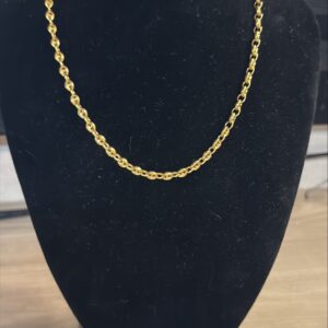 Cadena  en oro 18k 6yh