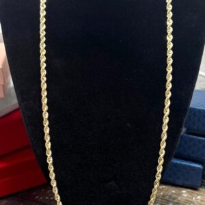 cadena estilo  san francisco en ORO18k Italiano