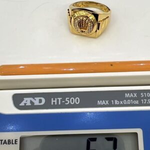 ANILLO LOGO ROLEX ORO AU750