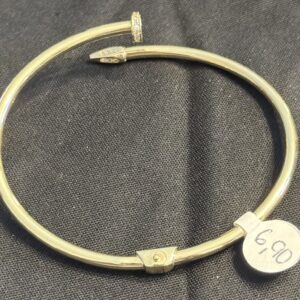 pulsera de clavo oro 14k