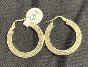 zarcillos en oro 14k