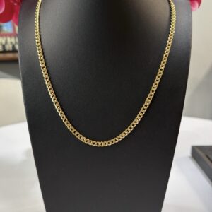 Cadena Cubana en oro Italiano AU750 - 18k